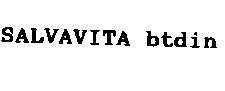 Mẫu nhãn hiệu SALVAVITA btdin