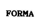 Mẫu nhãn hiệu FORMA