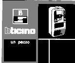 Mẫu nhãn hiệu BTICINO UN PEZZO