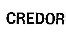 Mẫu nhãn hiệu CREDOR