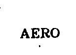 Mẫu nhãn hiệu AERO