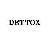 Mẫu nhãn hiệu DETTOX