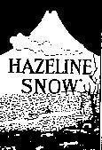 Mẫu nhãn hiệu HAZELINE SNOW