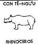 Mẫu nhãn hiệu Con Tê-Ngưu RHINOCEROS