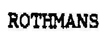 Mẫu nhãn hiệu ROTHMANS