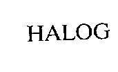 Mẫu nhãn hiệu HALOG