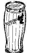 Mẫu nhãn hiệu SAPPORO DRAFT BEER