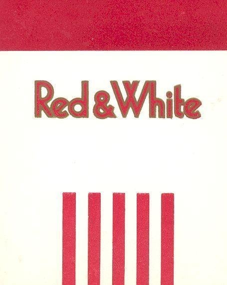 Mẫu nhãn hiệu Red & White