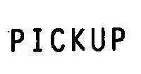 Mẫu nhãn hiệu PICKUP