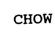 Mẫu nhãn hiệu CHOW