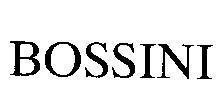 Mẫu nhãn hiệu BOSSINI