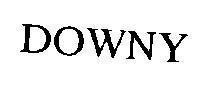 Mẫu nhãn hiệu DOWNY