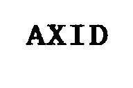 Mẫu nhãn hiệu AXID