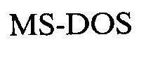 Mẫu nhãn hiệu MS-DOS