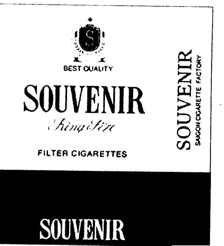 Mẫu nhãn hiệu S SOUVENIR King Size FILTER CIGARETTES BEST QUALITY