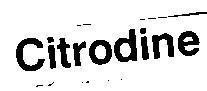 Mẫu nhãn hiệu CITRODINE