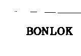 Mẫu nhãn hiệu BONLOK