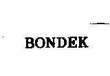 Mẫu nhãn hiệu BONDEK