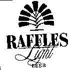 Mẫu nhãn hiệu RAFFLES LIGHT BEER