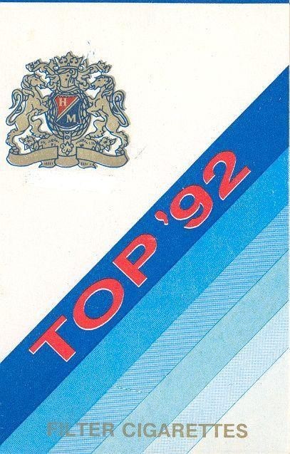 Mẫu nhãn hiệu TOP'92 FILTER CIGARETTES HM