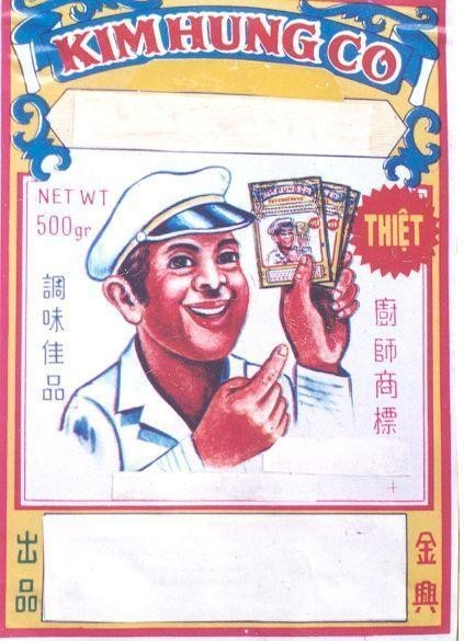 Mẫu nhãn hiệu KIM HUNG CO THIệT NET WT 500 gr