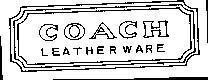 Mẫu nhãn hiệu COACH LEATHER WARE