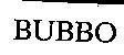 Mẫu nhãn hiệu BUBBO