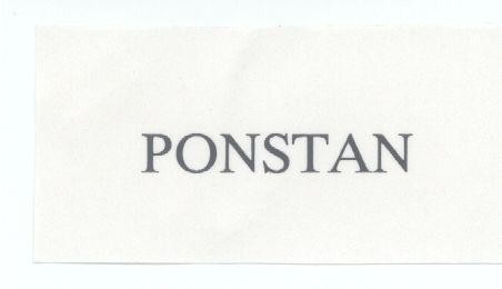 Mẫu nhãn hiệu PONSTAN