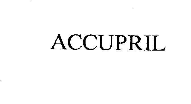 Mẫu nhãn hiệu ACCUPRIL