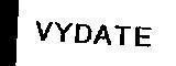 Mẫu nhãn hiệu VYDATE