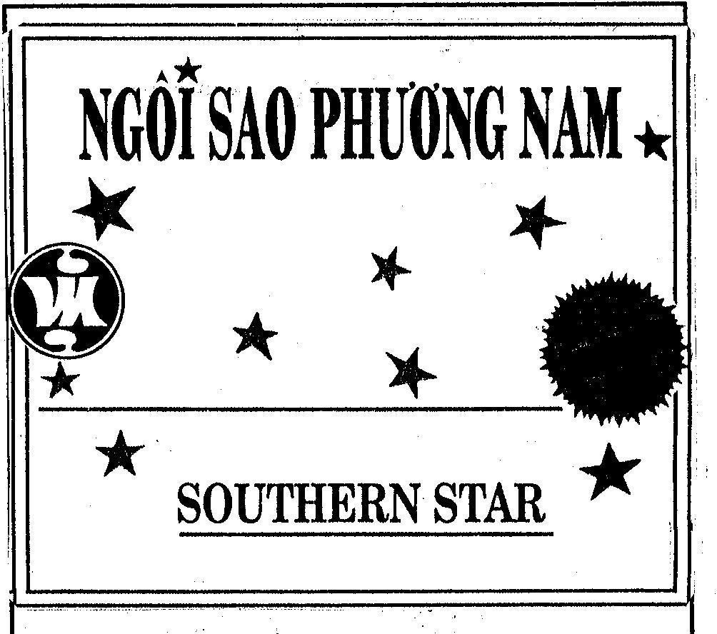 Mẫu nhãn hiệu NGÔI SAO PHƯƠNG NAM SOUTHERN STAR VN VM