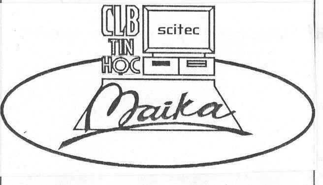 Mẫu nhãn hiệu CLB TIN HọC Scitec Maika