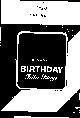 Mẫu nhãn hiệu BIRTHDAY