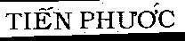 Mẫu nhãn hiệu Tiến Phước