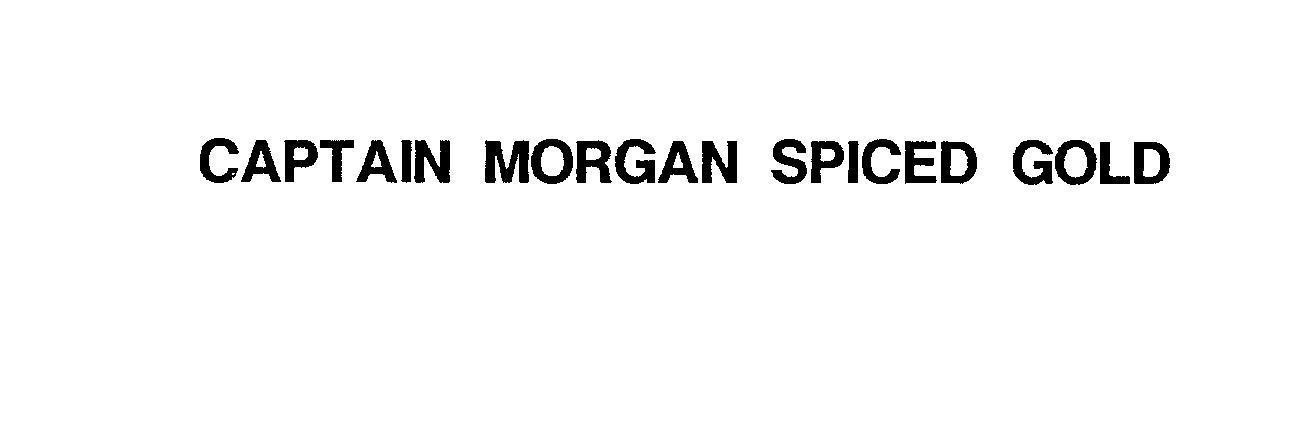 Mẫu nhãn hiệu CAPTAIN MORGAN SPICED GOLD