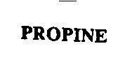 Mẫu nhãn hiệu PROPINE
