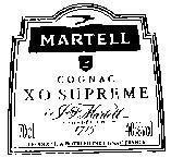 Mẫu nhãn hiệu MARTELL COGNAC XO SUPREME