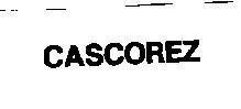 Mẫu nhãn hiệu CASCOREZ