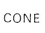 Mẫu nhãn hiệu CONE
