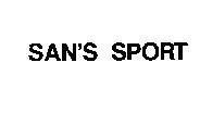 Mẫu nhãn hiệu SAN'S SPORT