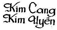 Mẫu nhãn hiệu KIm Cang Kim Uyên