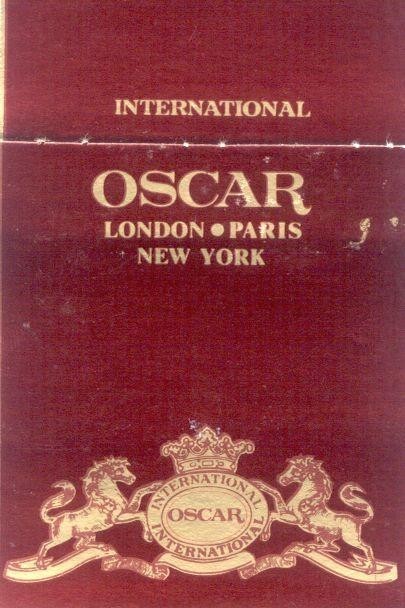 Mẫu nhãn hiệu OSCAR INTERNATIONAL LONDON PARIS NEW YORK