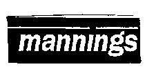 Mẫu nhãn hiệu MANNINGS