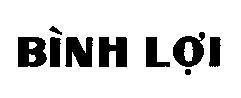 Mẫu nhãn hiệu Bình Lợi