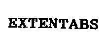 Mẫu nhãn hiệu EXTENTABS