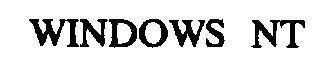 Mẫu nhãn hiệu WINDOWS NT