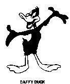 Mẫu nhãn hiệu DAFFY DUCK