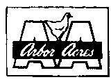 Mẫu nhãn hiệu AA ARBOR ACRES