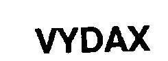 Mẫu nhãn hiệu VYDAX