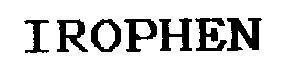 Mẫu nhãn hiệu IROPHEN
